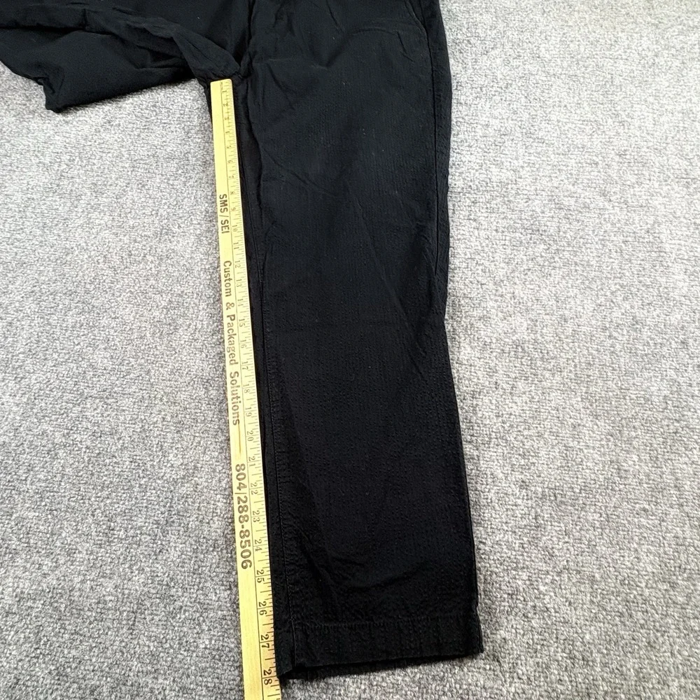 Banana‎ Republic Pants Men's 36x32 fits 36x28 Black Athletic Fit Textured Casual